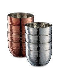Hammered Nibble Bowls 4 Pack