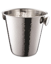 Hammered Wine Bucket - Stainless Steel