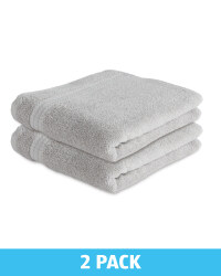 Kirkton House Hand Towels 2 Pack - Light Grey