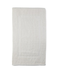 Handloom Luxury Bath Mat - Cream