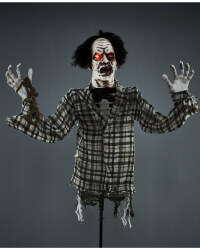 Hanging Animated Half Zombie