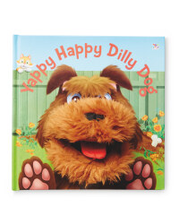 Happy Dilly Dog Hand Puppet Book