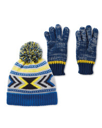 Lily & Dan Yellow Hat & Gloves 3-6