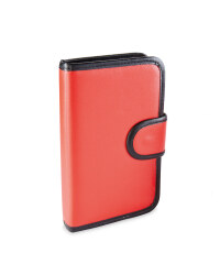 Health + Pill Wallet with Braille - Red