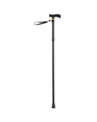 Health+ Folding Walking Stick - Black