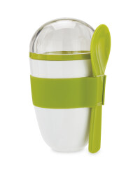 Green Healthy Eating Yoghurt To Go