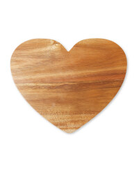 Heart Acacia Wood Serveboard