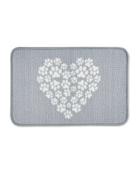 Heart Washable Pet Feeding Mat