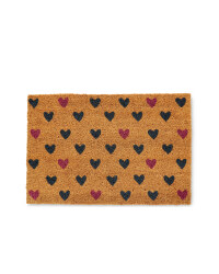 Hearts Design Coir Mat