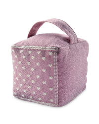 Hearts Soft Jacquard Doorstop