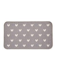 Hearts Washable Door Mat