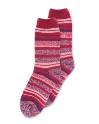 Heat For Your Feet Socks Purple Mix