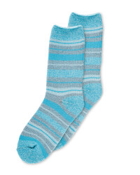 Heat For Your Feet Socks Turquoise