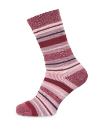 Heat For Your Feet Socks Size 2.5-5 - Pink
