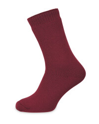 Heat For Your Feet Socks Size 2.5-5 - Red
