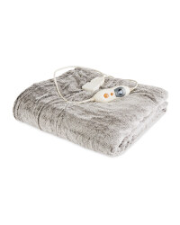 Heated Throw - Light Grey