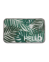 Hello Washable Door Mat