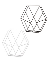 Hexagon Cross Magazine Storage Rack