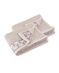 Hexagon Guest Towels 2 Pack