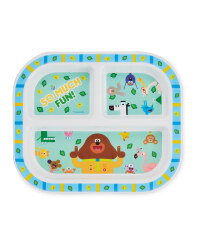 Hey Duggee 3 Section Plate