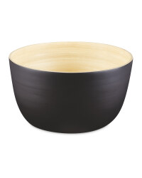 High Bamboo Bowls - Black