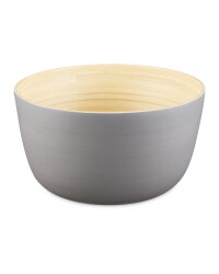High Bamboo Bowls - Grey