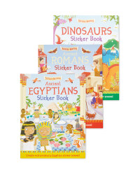 History Sticker Book 3 Pack