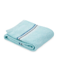 Home Creation Stripe Hand Towel - Aqua