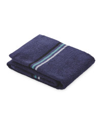 Home Creation Stripe Hand Towel - Navy