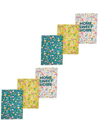 Home Sweet Home Tea Towels 6 Pack