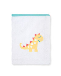 Hooded Dinosaur Print Baby Towel