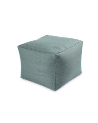 Hopsack Bean Cube - Teal