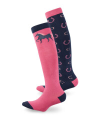 Horseshoe Kids' Riding Socks 2 Pack