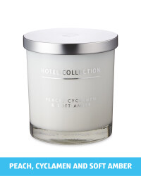 Hotel Collection White Large Candle