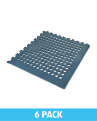 Blue Floor Mat With Holes