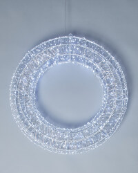 Ice White Wreath 60cm