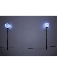 Ice White Glass Ball Stake Lights
