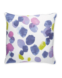 Indigo Ink Splodge Cushion