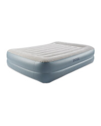 Intex Air Bed & Built In Pump - Beige