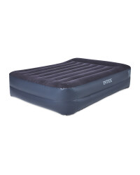 Intex Air Bed With Built In Pump - Blue/Black