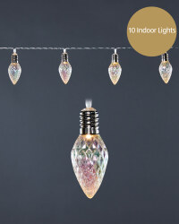 Iridescent Cone Garland Lights