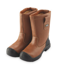 JCB Tan Safety Rigger Boots