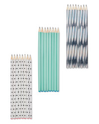 Script Jewelled Pencil 8 Pack