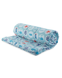 Jolly Whale Design Baby Quilt Set