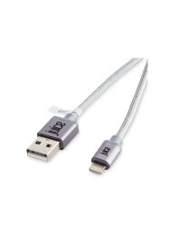 Juice Grey Braided Lightning Cable