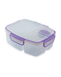 Junior Kids' Split Lunch Box - Purple