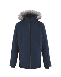 Junior Navy Padded Snow Jacket