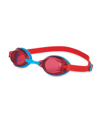 Swimming Goggles Junior - Red/Blue