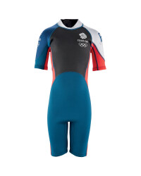 Junior Team GB Shorty Wetsuit - Red