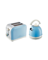 Kettle and Toaster Set - Blue
